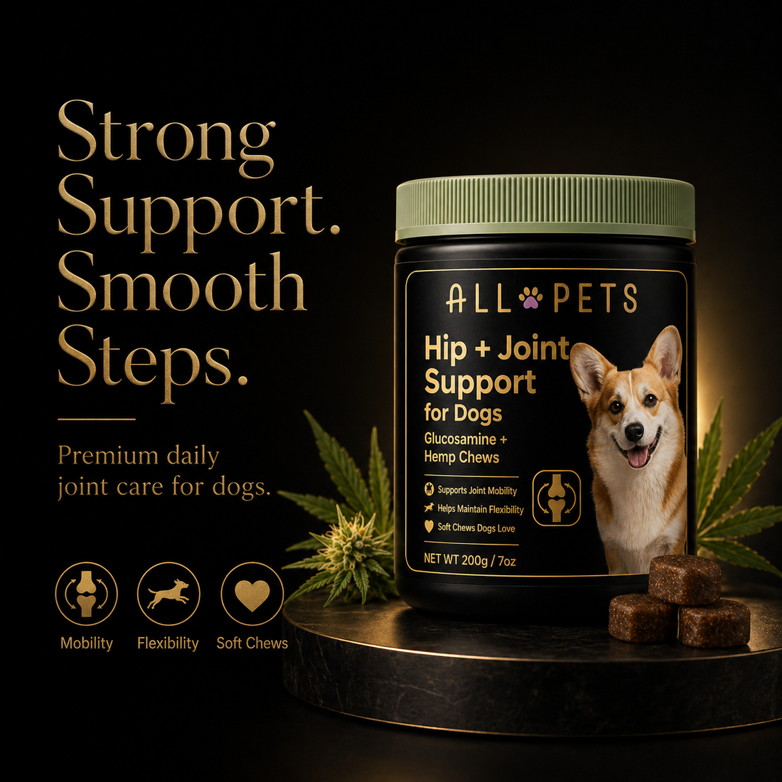 Bouchées articulations pour chien senior ALL-PETS