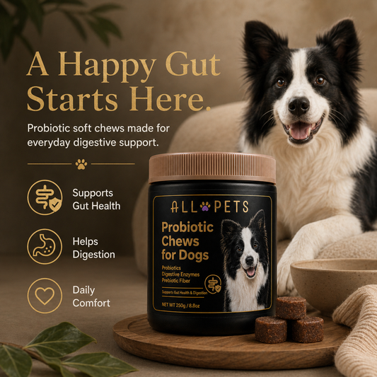 Bouchées probiotiques digestion pour chien ALL-PETS