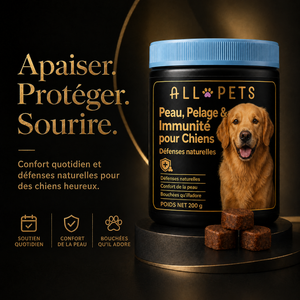 Bouchées Peau, Pelage & Immunité — Chien (200 g)