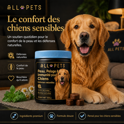 Le confort des chiens sensibles