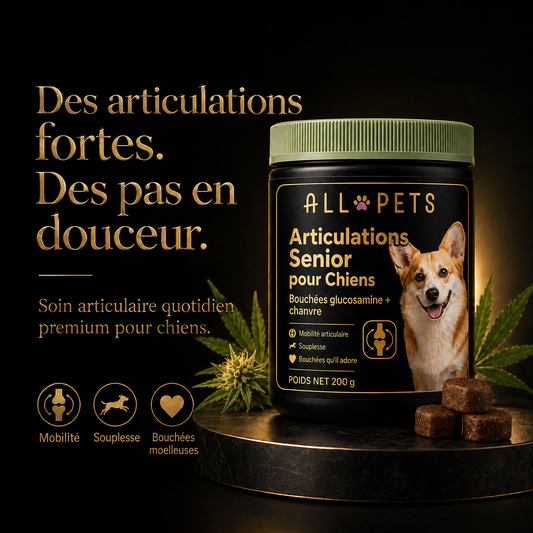 Bouchées articulations ALL-PETS pour chien senior